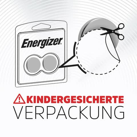 Batterie al litio a bottone Energizer Lithium BP2 3V 170 mAh CR2025 - conf. 2 pz - E304126902